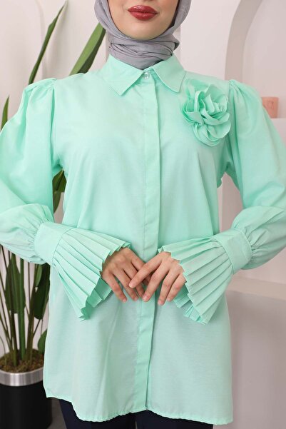 İmajButik Бронзовий сорочка з пілізею та терикоту