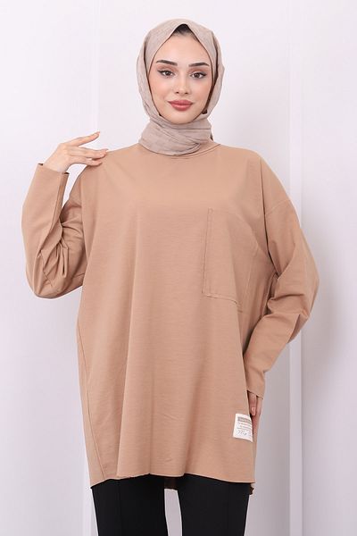 İmajButik Μοντέλο τουνίκ Oversize Mink