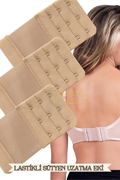KUIN 3 bucăți (agraf elastic) 3x3 cu cârlige atașament extensie sutien