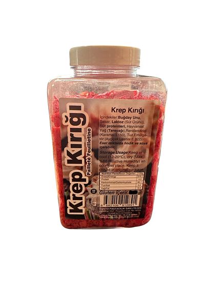 PASTAKARGO 150 g Strawberry Patterned Crepe Broken