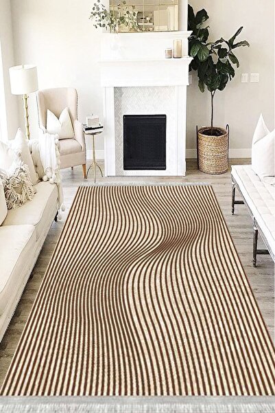 MOTTO HALI Modern Eko Punto Kaymaz Tabanlı Yıkanabilir Antibakteriyel Dijital...