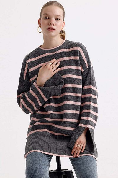 Moda1001 Top gri Stylo Trend Legion, dimensiune standard
