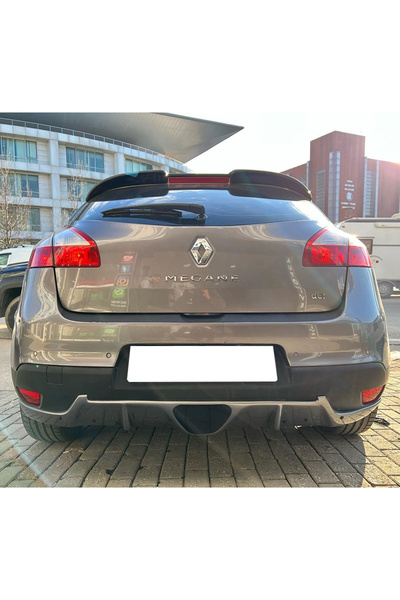 Genel Markalar Renault Megane 3 Rs Uyumlu Egzoz Görünümlü Difüzör Coupe (PLASTİK)