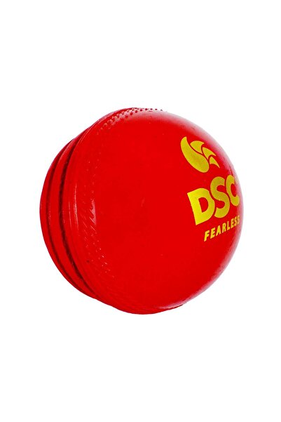 DSC Synthetic Wobble Leather Cricket Ball | Red | Durable | High Performance | Training & Match Use