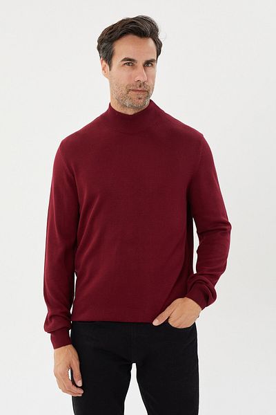 Tony Montana Tony Classics Half Turtleneck Basic Knitwear- T-1003