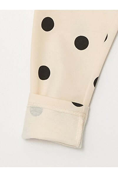 LC Waikiki LCW Παιδικό κοριτσίστικο κολάν με ελαστική μέση πουά 2 τεμαχίων (W4)