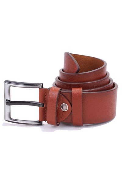 DAGOSTER DMK26-463DG Ανδρική ζώνη από γνήσιο δέρμα ανοιχτό μαύρισμα 4,5 cm