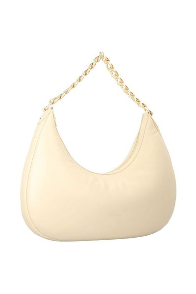 Patrizia Pepe Touch Maxichain Schultertasche Leder 52 cm