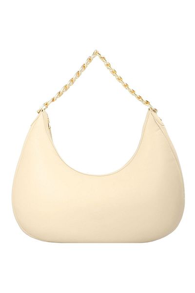 Patrizia Pepe Touch Maxichain Schultertasche Leder 52 cm