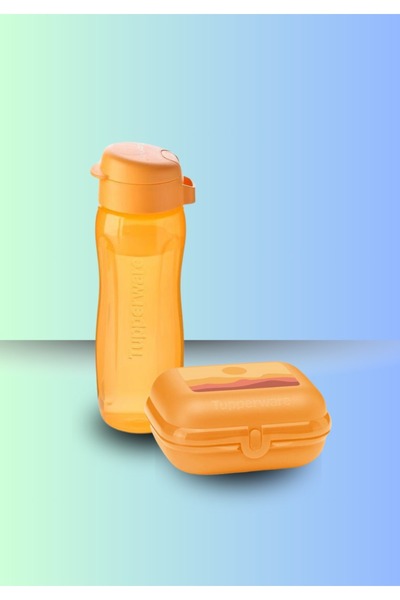 Tupperware زجاجة إيكو 500 مل وحاوية تخزين المحار