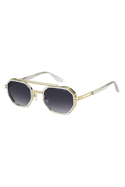 Marc Jacobs Mj782/Sloj9O54 Gold Metal Women's Sunglasses - Gradient Lens, Uv400