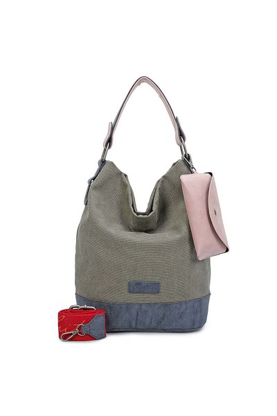 Fritzi aus Preußen Izzy07 Olga Canvas Shoulder Bag 27 cm