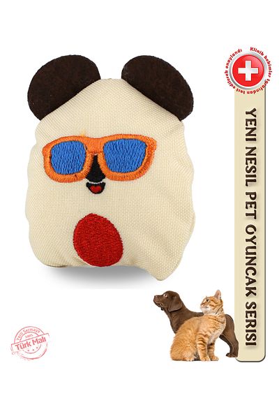 Silky 8 cm White Spectral Girdle Toy for Dog