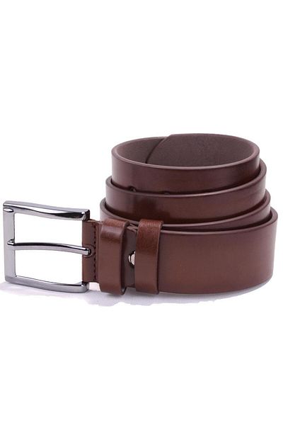 DAGOSTER DMK26-456 Ανδρική ζώνη από συνθετικό δέρμα Tan 4,5 cm