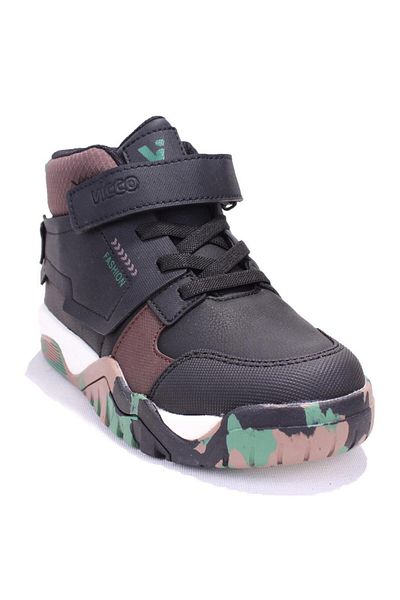 Vicco Marven 946F24K438 Black Orthopedic Daily Boy's Sports Boots