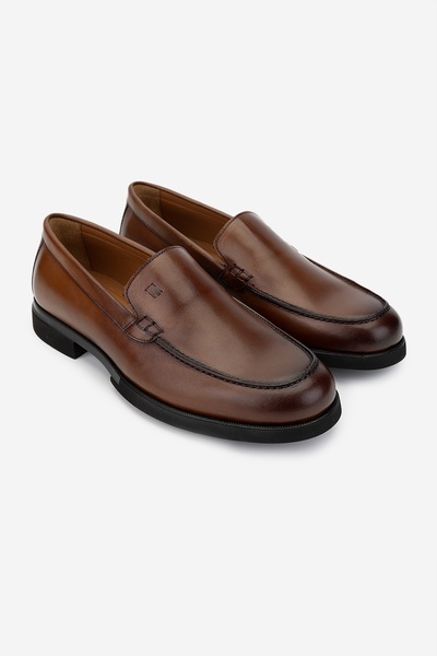 Valmenti Мъжки обувки от естествена кожа Taba Leather Loafer