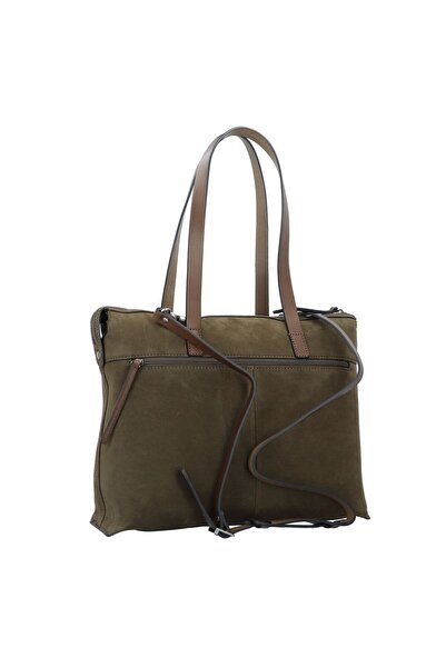 Castelijn & Beerens Kožená nubuková taška na rameno, 40 cm priehradka na notebook