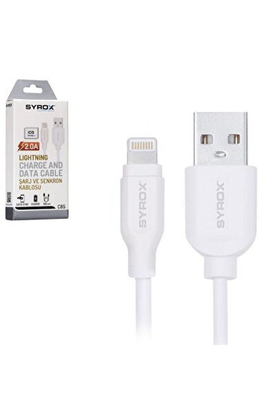 Syrox Ios Micro Usb Şarj Data Kablosu 2a 1m C85 (iphone Uyumlu)