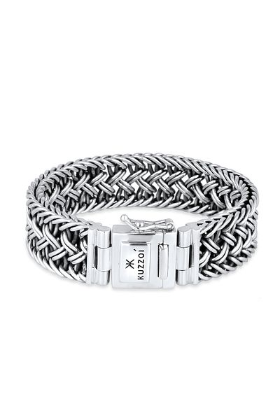 KUZZOI Armband Weizenkette 925 Sterling Silber