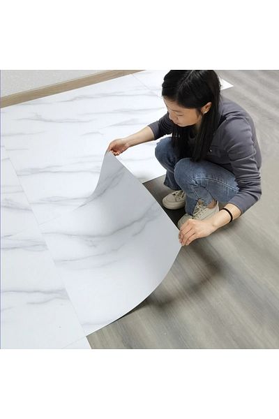 GELDİMİCOM Adhesive Thick Durable Pvc Floor Trim Floor Trim Floor Trim 60X60Cm (4Pcs)