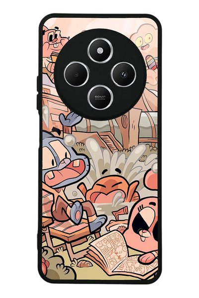 Spoyi حافظة هاتف لامعة بتصميم غامبول لهاتف Xiaomi Redmi 14C