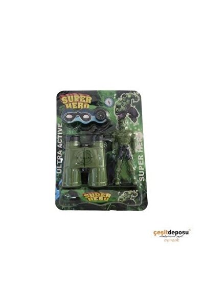 super hero DÜRBÜNLÜ KARAKTER SET HULK