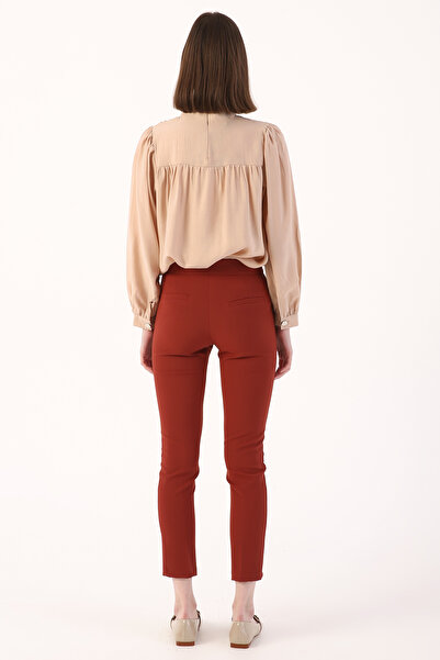 ALLDAY Tile Slim Leg Fabric Trousers