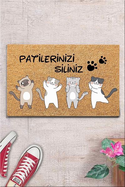 Chilai Home Tatus Special Design Indoor and Exterior PVC Door Mat