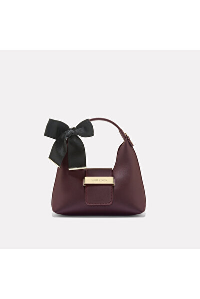 Black Ribbon Victoria Mini Claret Red, мини чанта с аксесоар и каишка