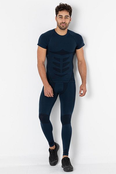 MioFit Ανδρικό Cool Dry κοντομάνικο αθλητικό μπλουζάκι χωρίς ραφές