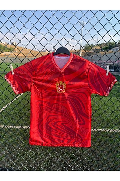 BARBITOS Turkey National Team Bozkurt Special Design Jersey-Red-Zp90