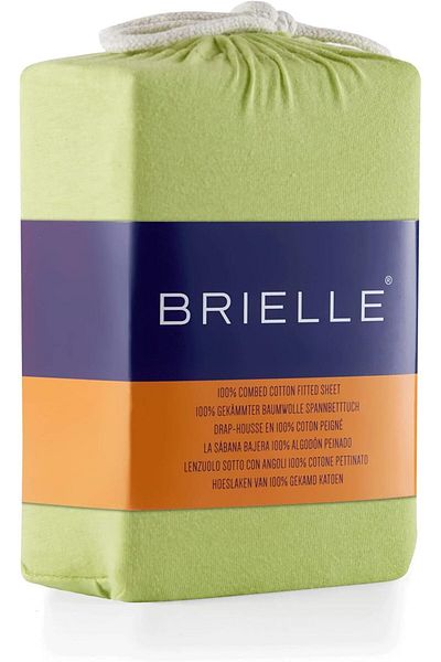 Brielle Jersey Kinder Spannbettlaken 70x140 cm Baumwolle, Oekotex Zertifiziert Spannbetttuch Waschba