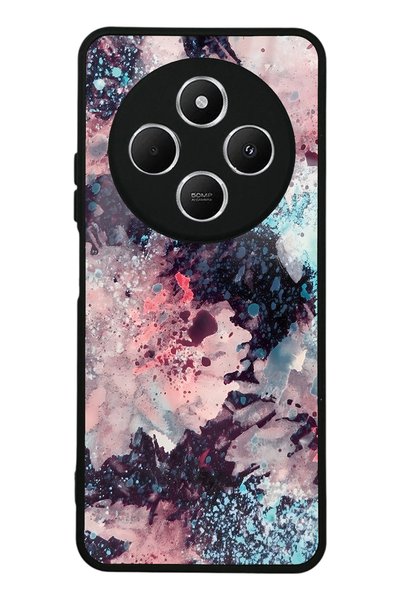 Spoyi Glossy Phone Case for Xiaomi Redmi 14C Color Explosion Design