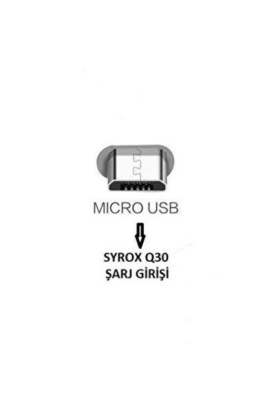 Syrox C65 Micro Usb 2.0 Amper Hızlı Şarj Kablosu, Samsung Ve Android Uyumlu Uzun Ömürlü 100 Cm