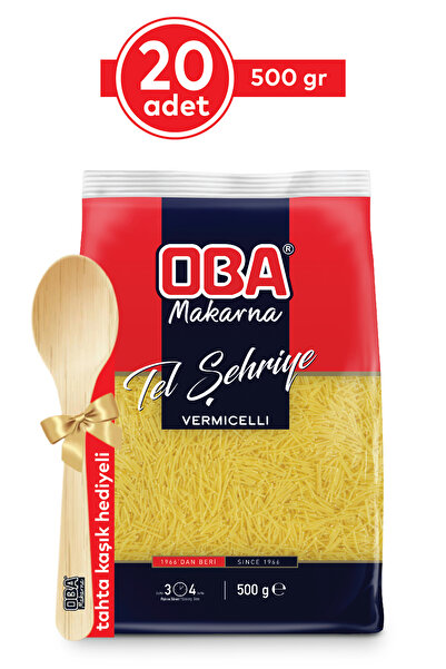 Oba Makarna Tel Şehriye 500 Gr 20'li Paket