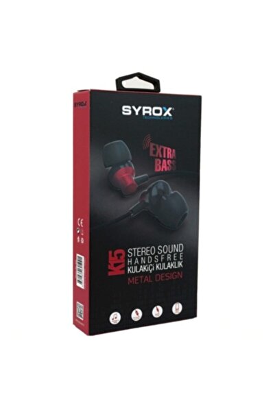 Syrox Stereo Sound Handsfree Kulak Içi Kulaklık