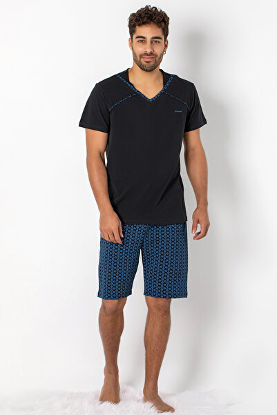 Doremi Men's Short Sleeve Pajama Set