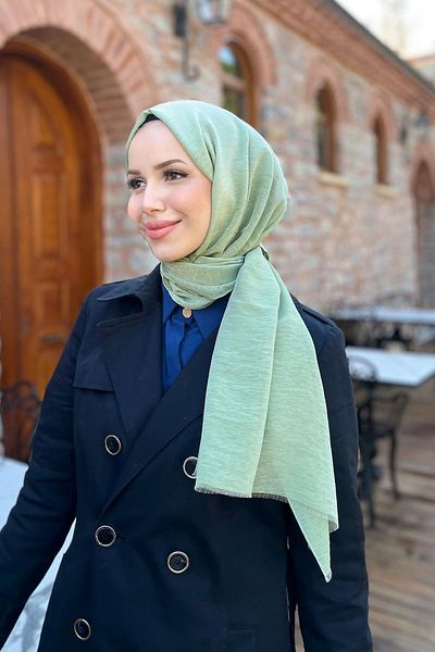 Aker Sparkly Shawl - 1000001-954 - Πράσινο