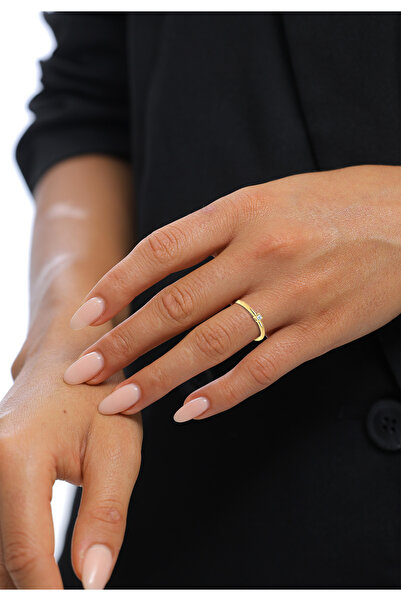 ELLI Ring Verlobung Diamant (0,03 ct.) 375 Gelbgold