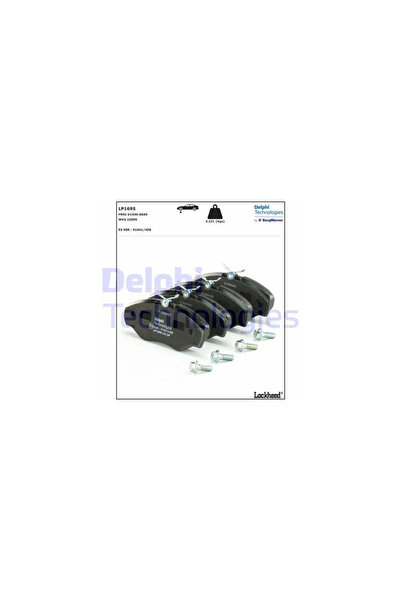 DELPHİ 6024371662 FREN BALATASI ÖN OPEL VIVARO RENAULT TRAFIC.2 98-15 Kampanya LP1695