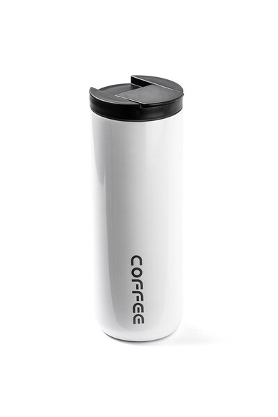 Tantitoni White Stainless Steel Thermos 500ml