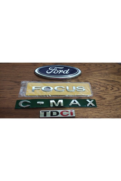restinal شعار شعار صندوق السيارة الخلفي C-MAX + حروف التركيز + TDCI + حروف شع...