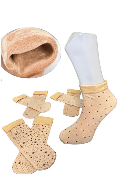 EMBA KORSE Women's Thick Winter Thermal Plush Socks with Plush Inside