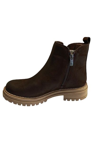 Mammamia D24kb-4400 - B Γυναικείες μπότες casual από γνήσιο δέρμα
