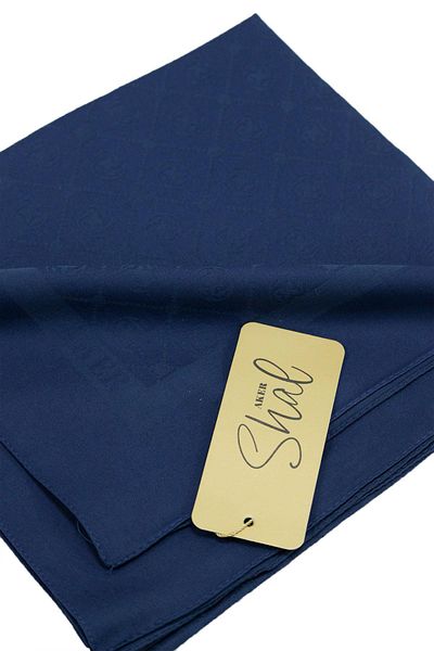 Aker Βαμβακερό Φουλάρι - 1030700-921 - Navy Blue