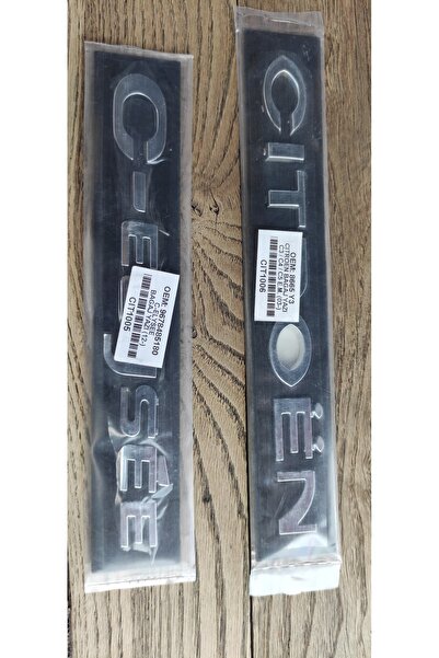 restinal CİTROEN BAGAJ YAZISI ve C ELYSEE yazısı CİTROEN ARKA BAGAJ YAZISI TA...