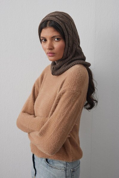 Fahhar Brown Hair Braid - Beanie Design