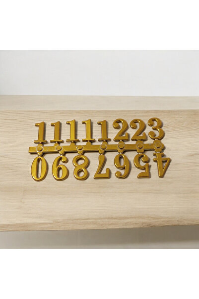 EXİZ TİCARET Saat Rakamları,Duvar saati Sayı ve ramları 3 cm Plastik