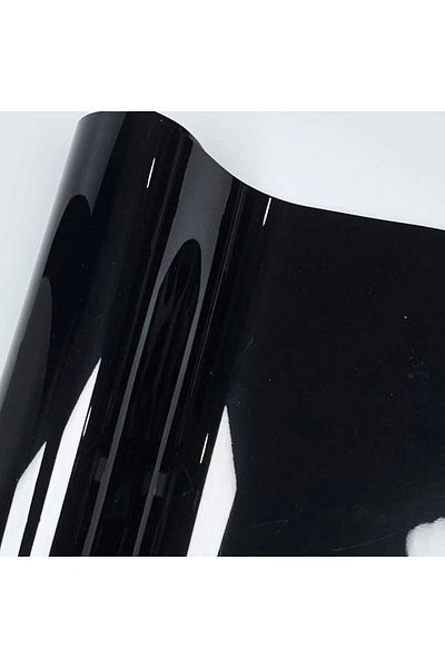 ESEMİZ Piano Black Black Air Ducted Bright Protection Gelatin Foil 30cm X 2 Meters