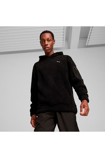 Puma Мъжки черен суитшърт с качулка Open Road Winterized